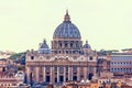 St Peter`s Cathedral In Vatican, Rome, Italy Royalty Free Stock Photo