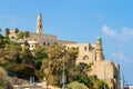 St. Peter`s Church, Al-Bahr Mosque in Old Jaffa, Israel Royalty Free Stock Photo