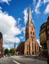 St Peter`s Church - gothic style - in Hamburg, Germany Royalty Free Stock Photo