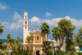 St. Peter`s Church, Old Jaffa in Tel Aviv Yaffo, Israel Royalty Free Stock Photo