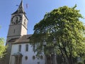 St. Peter`s church in Zurich - Largest tower clock face in Europe