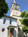 St. Peter`s church in Zurich - Largest tower clock face in Europe