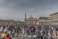 St. Peter's Square on Palm Sunday Royalty Free Stock Photo