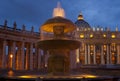 St Peter's Square - Vatican City Royalty Free Stock Photo