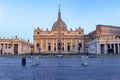 St. Peter`s Square in Vatican City - Rome, Italy Royalty Free Stock Photo