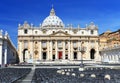 St. Peter's square in Vatican City Royalty Free Stock Photo