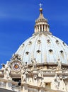 St. Peter's square in Vatican City Royalty Free Stock Photo