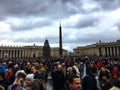 St Peter`s Square, Vatican City Royalty Free Stock Photo