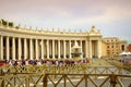 St. Peter`s Square view Vatican