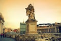 St. Peter`s Square view Vatican Royalty Free Stock Photo