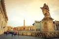 St. Peter`s Square view Vatican