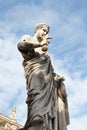 St Peter`s statue, St Peters basilica Royalty Free Stock Photo