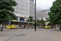 St. Peter`s Tram Station in Manchester, England Royalty Free Stock Photo