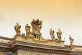 St. Peter square saints statues Vatican