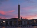 St. Peter Square at Sunset