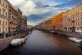 St.Peterburg. Russia. River in Saint Petersburg Russia. Saint Petersburg with its buildings