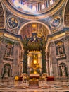 St Peters Basilica alter Vatican Rome Italy