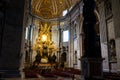 St Peters Basilica portal and dome view from inside Vatican