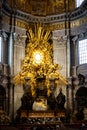 St Peters Basilica portal and dome view from inside Vatican