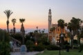 The St. Peters church in old Jaffa in Tel Aviv