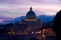St. Peters Dom at night Royalty Free Stock Photo