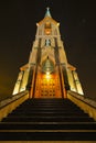 St. Peters Landmark, The Dalles, Oregon at night