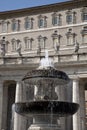 St Peters Square by Bernini in Vatican City Royalty Free Stock Photo