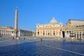 St Peters square, St. Peters church, Vatican city.