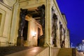 St. Petersburg. Atlanteans near the building of the New Hermitage