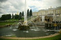 St.Petersburg. Beautiful classical garden Royalty Free Stock Photo