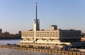 St. Petersburg, building of Marine Station (Sea Port) in harbor. Russia