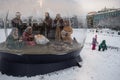 St. Petersburg, Christmas Nativity Scene Royalty Free Stock Photo