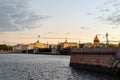 St Petersburg in the evening Royalty Free Stock Photo