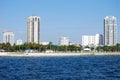 St. Petersburg, Florida Waterfront Skyline Royalty Free Stock Photo