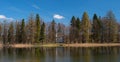 St. Petersburg, Gatchina Park, Pavilion of Eagle Island at White Lake.