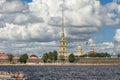 St. Petersburg and its attraction Royalty Free Stock Photo