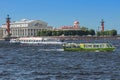 St. Petersburg and its attraction Royalty Free Stock Photo