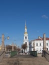 St. Petersburg. Nikolsky's belltower of a sea cathedral Royalty Free Stock Photo