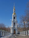 St. Petersburg. Nikolsky's belltower of a sea cathedral Royalty Free Stock Photo