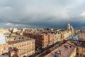 St. Petersburg panorama from rooftop in downtown