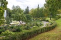 St. Petersburg, Petrodvorets, Russia , Great Roman fountains in the lower park in Peterhof