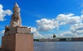 St. Petersburg Quay with Sphinxes.