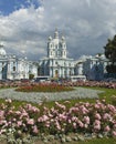 St. Petersburg, Resurrection cathedral of Smolniy monastery Royalty Free Stock Photo