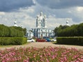 St. Petersburg, Resurrection Smolniy monastery Royalty Free Stock Photo