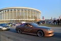 AST team sports car at the start of the Rally-Sprint u CCM at th