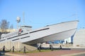 Monument torpedo boat in Lenexpo