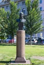 Bust of the famous Italian architect Antonio Rinaldi in St. Petersburg