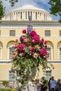 Imperial bouquet festival in Pavlovsky park, Pavlovsk, Saint Petersburg, Russia