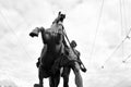 Statue of the conquest of a horse on the Anichkov Bridge.