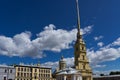 ST. PETERSBURG, RUSSIA - Buildings and structures on the territory of the Peter and Paul Fortress in St